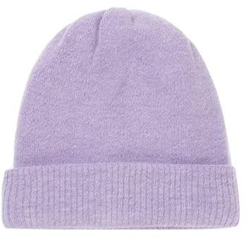 BebeXi Fellmütze Mit Ohren im Herbst und Winter Kaninchenwolle Mütze Wollstrickmütze Modemütze Kinder Haube Junge (Purple, One Size)