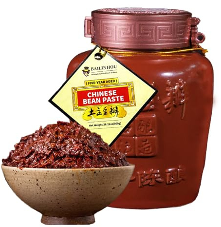 (FIVE-YEAR AGED) Premium Chinese Bean Paste, Chinese Doubanjiang Chili Paste 1.76lb/800g - ORIGINAL IMPORTED from Sichuan