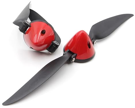 2set SPARKHOBBY 1060 10x6 Folding Propeller 2-Blades 742308 Props D42.5x4mm Plastic Spinner for RC Airplane Powered Glider Spare (2 Set 3.17mm)