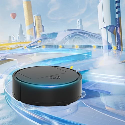 Robot Vacuum Cleaner Clearance, 2024 Upgrade Ultra Slim Quiet Intelligent Sweeping Robotic,Automatic Sweeping and Dragging Best Home Vacuum Cleaner,Cleans Pet Hair Hard Floors to Medium-Pile Carpets