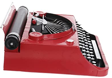 VINTORKY 1 Stück Schmiedeeisen Vintage Druckermodell Ornamente Retro Schreibmaschinen Requisiten Vintage Phonograph Retro Requisiten Manuelle