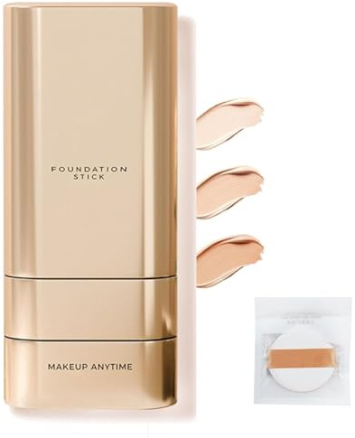 Vivien Beauty Fondotinta a Doppia Testa con Pennello, Correttore Multiuso per Contorno, Lunga Tenuta Naturale