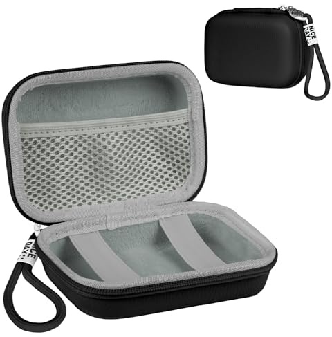 Ainiv Funda para Digital Cámara, Estuche Camara para Sony ZV-1/para Ricoh GR/para Casio ZR1000/para Canon G7/SX720/para Panasonic ZS110, Funda Camara Fotos Infantil para Accesorios (Negro)