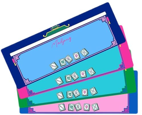 Mahjong Line Reader, Mah Jong Guía de Reglas, Mahjong Ayudante para Viajes RV Hogar Personas Mayores Vacaciones Juego Noche Adultos Picnic al Aire Libre Viaje por Carretera