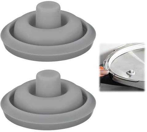 VZU 2 pezzi di ricambio per pentola a pressione WMF 6093109502, guarnizione per segnale di cottura, compatibile con WMF Perfect & Perfect Plus, 2,5 l, 8,5 l, Ø 18 cm e 22 cm