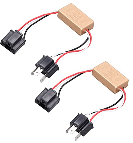 Pongnas Controller di relè Strobe del Modulo Flash LED per Faro Continuo di Controllo Continuo per Auto 2pcs LF 300b H4