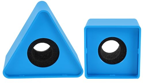 Yardwe 2pcs Square Triangular Microphone Flag Mic Logo Holder for Interview Conference Audio Equipment Mic Accessories