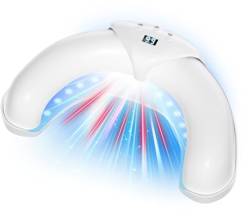 2025 IUHFSIFS Laser Nail Fungs Treatment for Toenail 【3 Auto Timing Modes】【DualWave Tec- 30s Eliminates 99% of Fungi】Antifungal Lasr Home Care Solution，No Discoloration, Safe