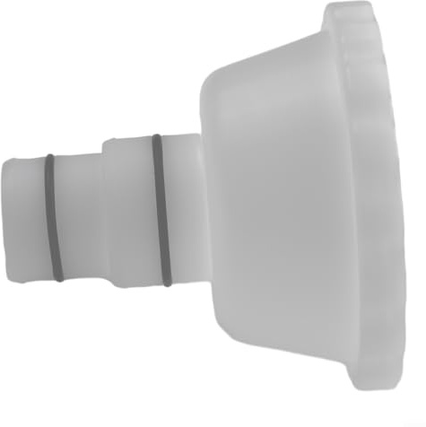 Skimmer Adaptateur d'aspirateur RP pour RX compatible avec les piscines hors sol Summer Waves - Raccord de tuyau de 12,7 cm - Comprend des joints toriques pour un ajustement sûr