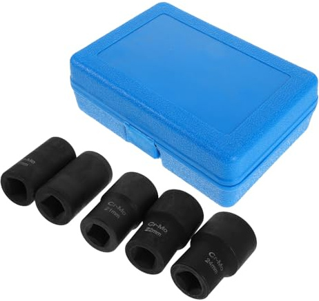 Healeved Kit Extracteur D’Écrous 6 Pièces en Acier Chrome-Molybdène Douilles Universelles pour Boulons Cassés et Écrous Endommagés Outil Robuste pour Atelier Automobile et Bricolage