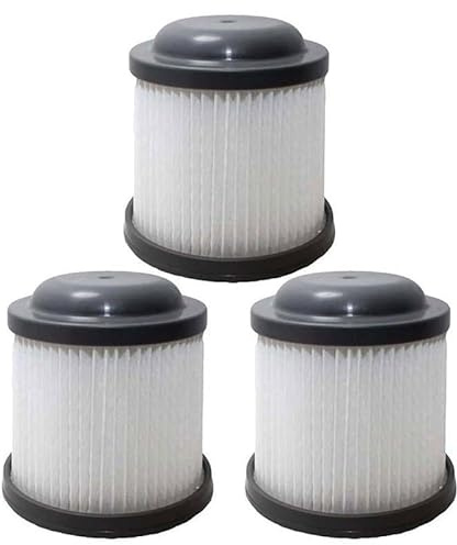 Serenophile 3 Pack Replacement Filters Compatible with for Black & Decker for dustbuster PVF110, PHV1210, PV1020L, PD11420L, PHV1810, 1820LF/G Handheld Vacuum Cleaners