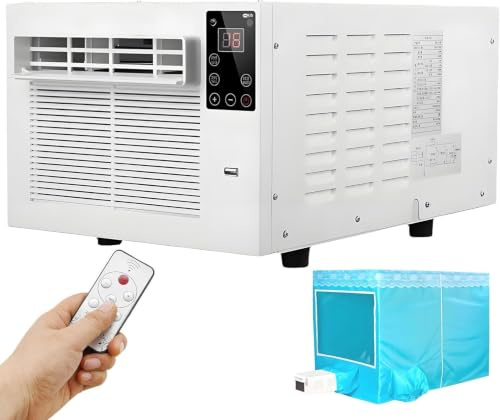 Portable Air Conditioner - Fast Cooling & Dehumidifying, No Outdoor Unit, Ideal For Bedroom, Kitchen, Dormitory & Rentals, Includes Mosquito Net & 1.5m Tent Airconditioning+1.8mtent