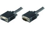 Microconnect SVGA HD15 10m VGA (D-Sub) Nero