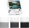 Cokin H300 – 02 – Juego de 3 filtros de densidad neutra con microfibra color gris neutro