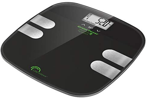 LITTLE BALANCE 8230 Body Soft USB, Personenwaage, Impedanzmessgerät ohne Batterie, USB-Nachladen, Analyse Ihrer Körperzusammensetzung (Gewicht, IMG, Wasser, Knochenmasse, Muskeln),180 kg, Schwarz