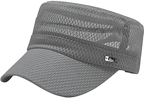 JIAHG Herren Baseball Cap Sonnenhut Mesh Baseballmütze Sommerhut Schnell trocknend Baseball Kappen Sport Cap Flatcap, Frühling und Sommer Bedarf