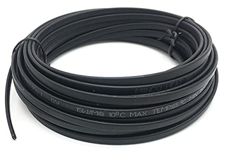 KEPOHK 12V selbstregulierendes Heizkabel Wasserrohr Frostschutz für gemeinsame Auswahl 2 Meter nur Heizkabel