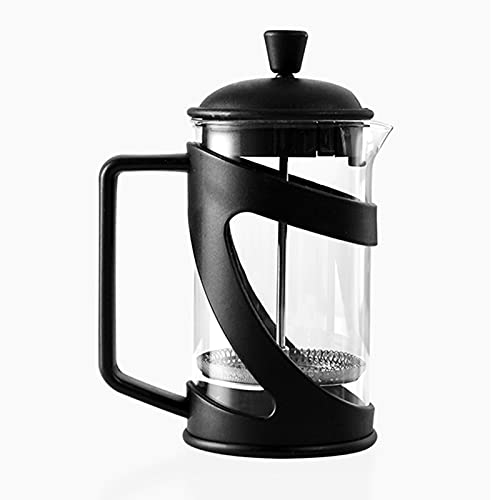 French Press Kaffeebereiter,304 Edelstahl Kaffeekanne Mit Filtern,Abnehmbarer Langlebiger Leicht Zu Reinigender Handfilter Kaffeepresse,Hitzebeständiger Borosilikatglas Tee Oder Kaffeemaschinen Kessel