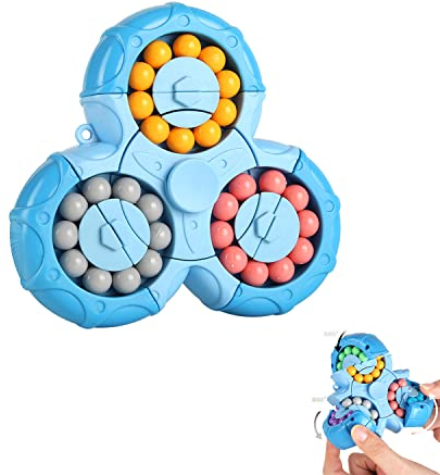 Rotierender Würfel–kreatives Fingerwürfel-Puzzle-Spielzeug Magic Bean , magische Bohne, spezielle Form, magischer Würfel, Ballspiel, Magie, Geschenk für Kinder ab 3 Jahren für Weihnachten, Geburtstag