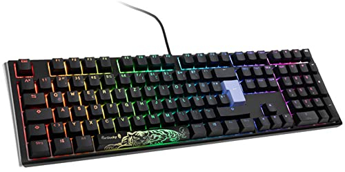 Ducky One 3 Classic Mechanische Tastatur - Mechanical Keyboard - Tastatur Gaming Mechanisch - Gaming Keyboard Mechanical - Mechanische Gaming Tastatur - Fullsize-Format - MX-Red