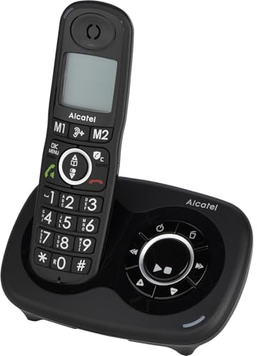 Alcatel XL595 Voice schnurloses Großtastentelefon mit Anrufbeantworter extra großes Festnetztelefon für zuhause mit Anrufschutz