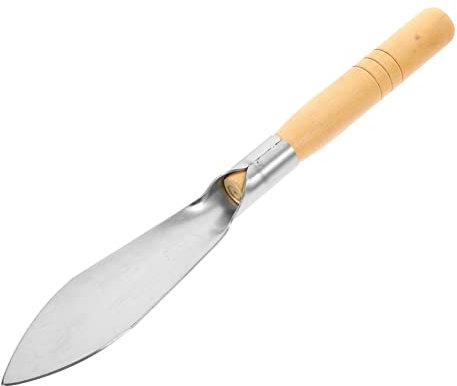 ANDRESLAD Kleine Gartenkelle Mit Holzgriff Leichtes Ergonomisches Gartenwerkzeug Für Graben Und Lockern Von Erde Für Gartenarbeit Camping Und Outdoor-aktivitäten