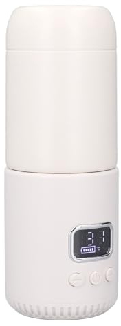 Bouilloire électrique portable, bouilloire sans fil de 400 ml, avec réglage de la température constante, idéale pour une utilisation en extérieur et en voyage