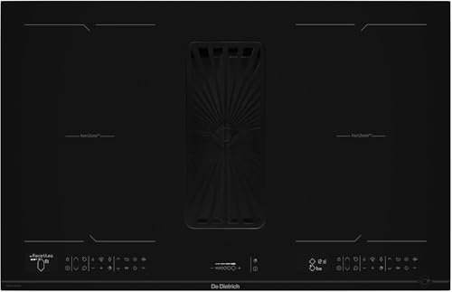 De Dietrich DPH4840BT, Plaque à induction avec système d'aspiration Infinite Black, Black