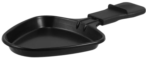 Ipetboom Cheese Raclette Mini Pan Nonstick Metal Indoor Grill Pan Handle for Household Portable Grilling