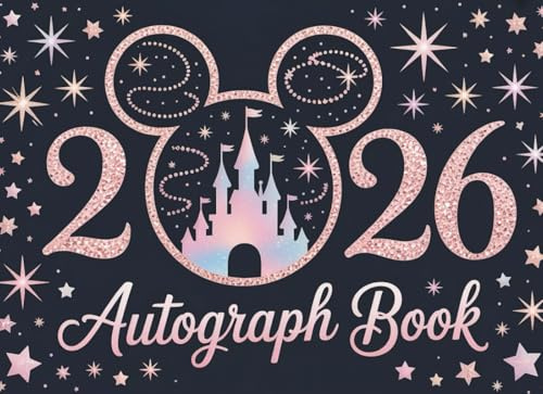 Autograph Book 2026: Theme Park Photo and Signature Album for Kids, Boys & Girls