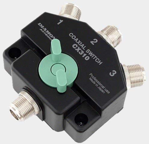 CX310A Diamond Antenna Original Heavy Duty Wideband Coax Switch Multi-Antenna RF Selector for Radio, CB, Ham, and Mobile Communication