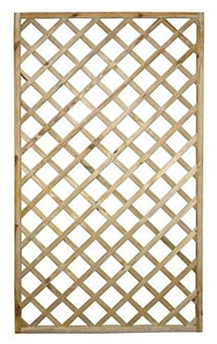 Traliccio rettangolare legno materiale trattato arredo giardino 90x180cm 00237LB
