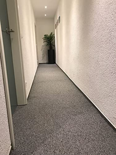 otto-online-handel 100kg Steinteppich/grau/schwarz/weiß Mix 2-3mm, inkl. 4kg 1K PU-Bindemittel, Trennmittel