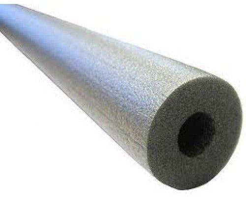 Pack of 3 x 2 Metre Lengths of 9mm Wall 15mm Pipe Total 6 Metres Polyethylene Pipe Insulation (Silver)