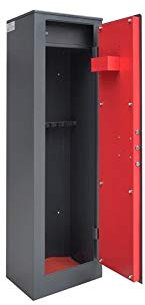 ARMADIO PORTAFUCILI BOX CASSAFORTE FUCILIERA BLINDATO 3 5 8 POSTI FUCILI CACCIA 300359