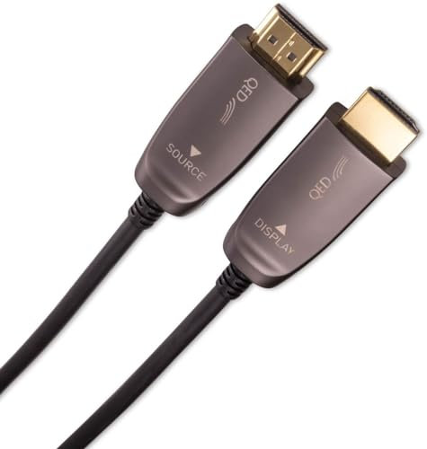 QED Performance Active Optical HDMI LSZH (Low Smoke Zero Halogen) Cables (40M)