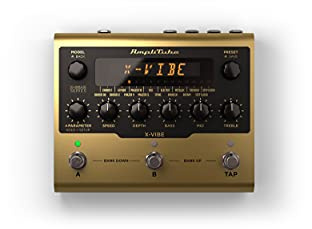 IK Multimedia AmpliTube X-VIBE Modulation Pedal, hyper-realistic emulations, true stereo, software and hardware integration