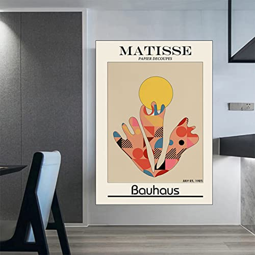 Hnyjyfa Matisse Poster Bauhaus Abstraktes Stil Galerie Moderne minimalistische Wand Bilder Bild Nordische Wohnzimmer Schlafzimmer Wanddekoration 0224169