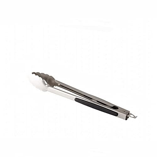 RTHGTFQZ Pinze Cucina Pinze da Cucina in Acciaio Inox, for friggere, Cucinare, Pane, (Argento), Dimensioni: 32 * 4 cm, cassaforte e Resistente