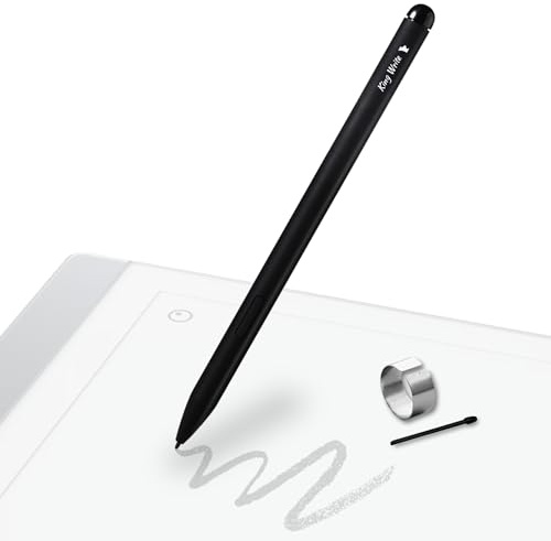 King Write MR05 EMR Stylus with Digital Eraser, 4096 Pressure Sensitivity, Palm Rejection, Digital Pen for EMR Devices/Tablet fits Remarkable