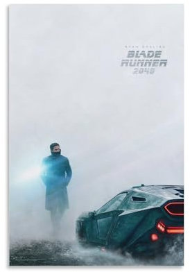 Voliko Filmposter Blade Runner 2049, Wandkunst, Poster, Rollen, Leinwand, Gemälde, Bild, Wohnzimmer-Dekoration, Zuhause, 40 x 60 cm
