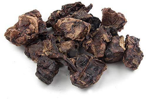 FARRADO I Trainingshappen Rinderlunge 1kg mini ca. 1x1cm I Naturkauartikel Hundeleckerli I schonend getrocknet - reines Naturprodukt zur Belohnung, als Leckerli