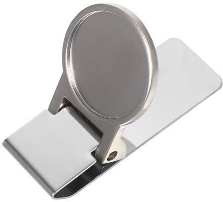 SHINEOFI Edelstahl Geldklammer Tragbar Multifunktionale Geldscheinklammer Für Karten Und Bargeld Robuste Befestigungsklammer Für Außenbereich