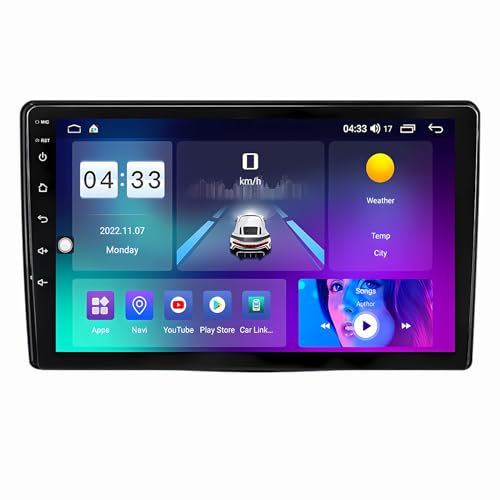 9 Inch Touch Screen Car Radio Android 13 Double Din Touch Screen For Fiat 500L 2012-2017 With Bluetooth GPS WiFi FM Radio CarPlay And Steering Wheel Controls AHD Reverse Camera(L200 4+64G)