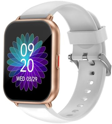 RUIMEN Montre Connectée Femme Homme Montre Telephone Repondre Appel Montre Sportif Smartwatch Podometre Frequence Cardiaque Saturation Oxygène Cadran Personnalisé Suivi Sommeil Multisport Gris