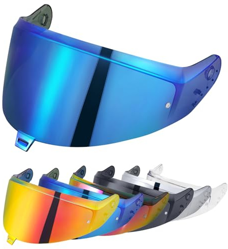 VCOROS Helmvisier für SKWAL i3/RIDILL 2/ D-SKWAL 3 Motorradhelm Visier | Motorrad Windschutz Helm Objektiv Visier Integralhelm Visier UV-Beständig Motorradhelm Visier Ersatz