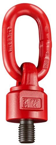 1 Stück Anschlagwirbel WK drehbar - mit Gewindenippel - GK 8 (Grad 80) - M 20 x 30 mm - 2 To.