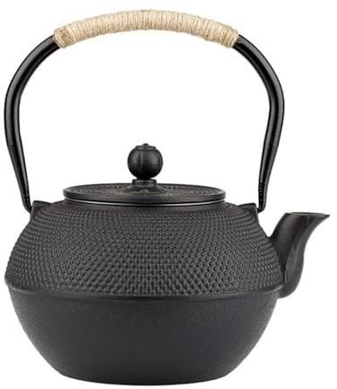 Juego De Té Para Adultos Para Cocinas De Inducción Gas, Tetera Hierro Fundido, Estufas, Teteras Calidad Alimentaria Con Mango A Prueba Calor, Material Juegos De Té Portátiles(Type-A)