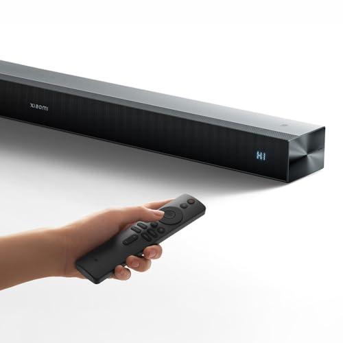 XIAOMI Soundbar Pro 2.0 – Barra de Sonido con decodificación Dolby Audio™, 2.0 Canales, woofer Integrado, conectividad múltiple (HDMI ARC, Óptico, Coaxial, Bluetooth, NFC)