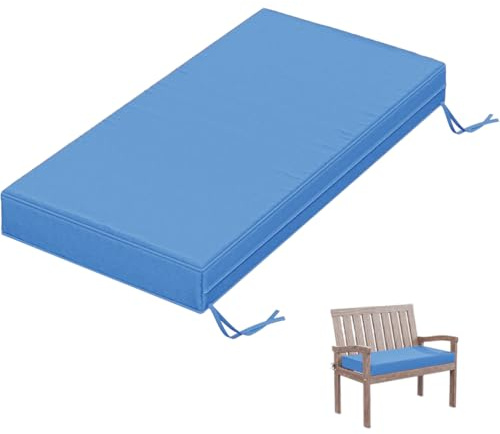 WLXFF CojíN para Banco De Exterior, Impermeable Antideslizante CojíN para Banco De JardíN Muebles CojíN Rectangular para Patio Ventana,No2,120X50X3CM